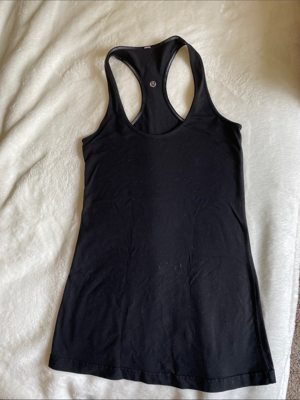 lululemon athletica Black Racerback Performance Tank